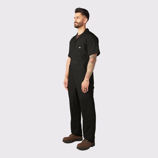 Men's Short Sleeve Poplin Coverall (33999)