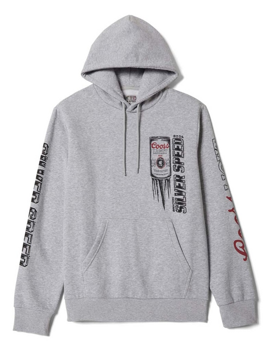Brixton Men's Coors Light Silver Speed Hoodie