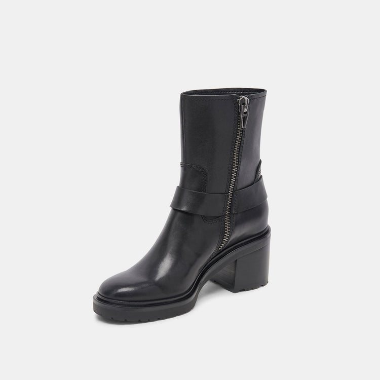 Women's Camros Boots - Black Leather