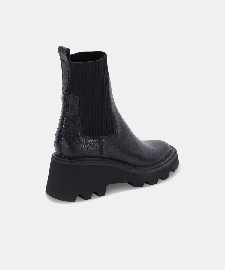 Women's Hoven H2O Boots - Black Leather