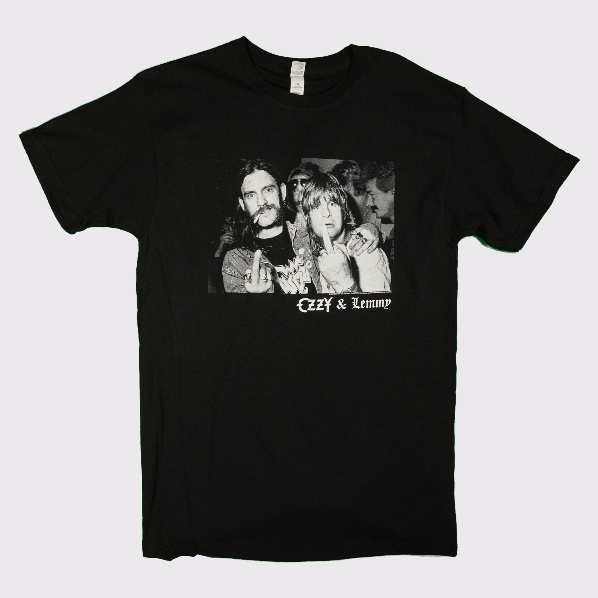 Ozzy And Lemmy (Finger Logo) Tee