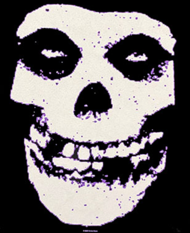 Misfits (Large Skull 2- Purple Digital) Tee