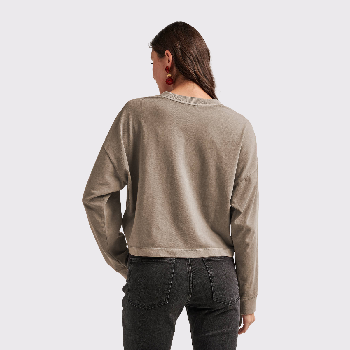 Women's Relaxed Crop L/S Tee