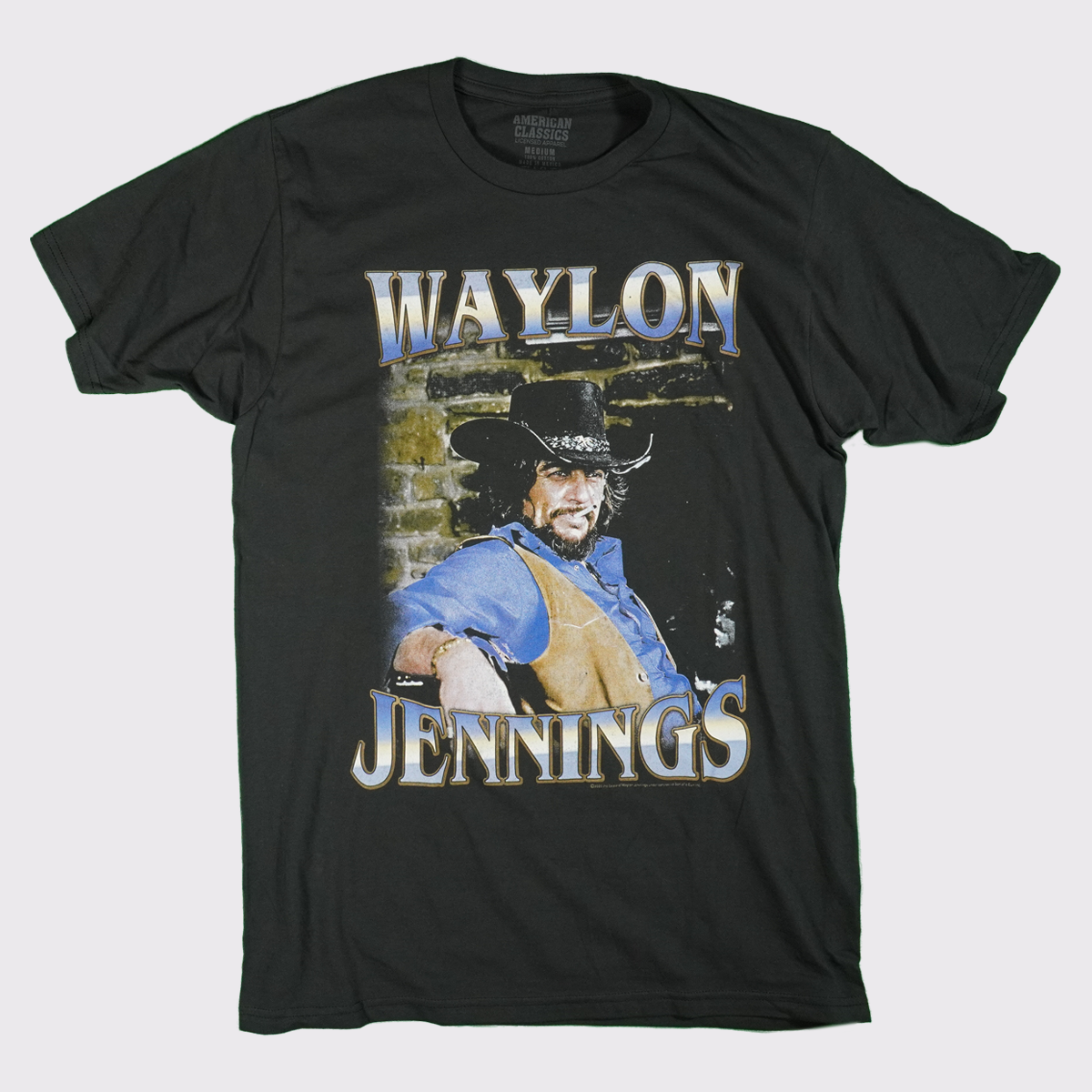 Waylon Jennings (Faded Brick) Tee
