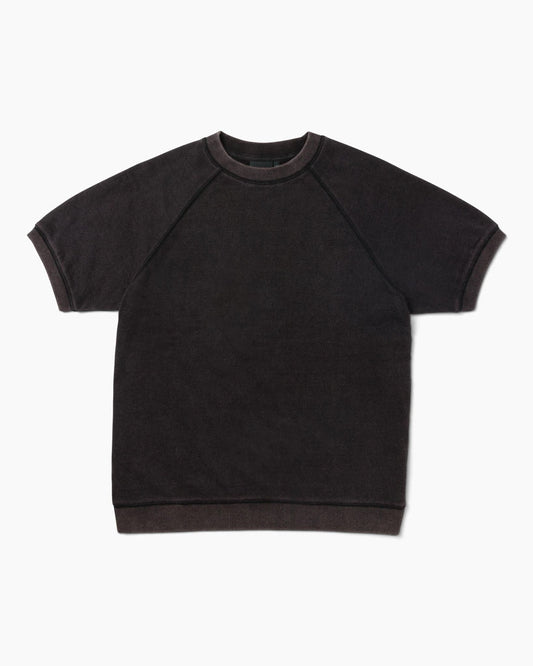 Unisex Recycled Fleece Raglan Sweatshirt - Mineral Black