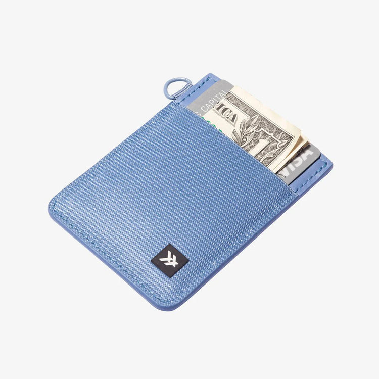 Vertical Wallet Dusty Blue