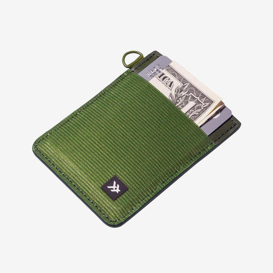 Vertical Wallet Olive