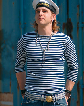 RUSSIAN STRIPED SUMMER SWEATER