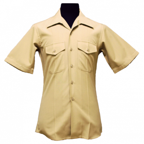 USMC SERVICE A SS BUTTON UP SHIRT