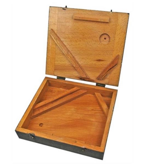 US GI OD WOODEN GUNNERS BOX USED