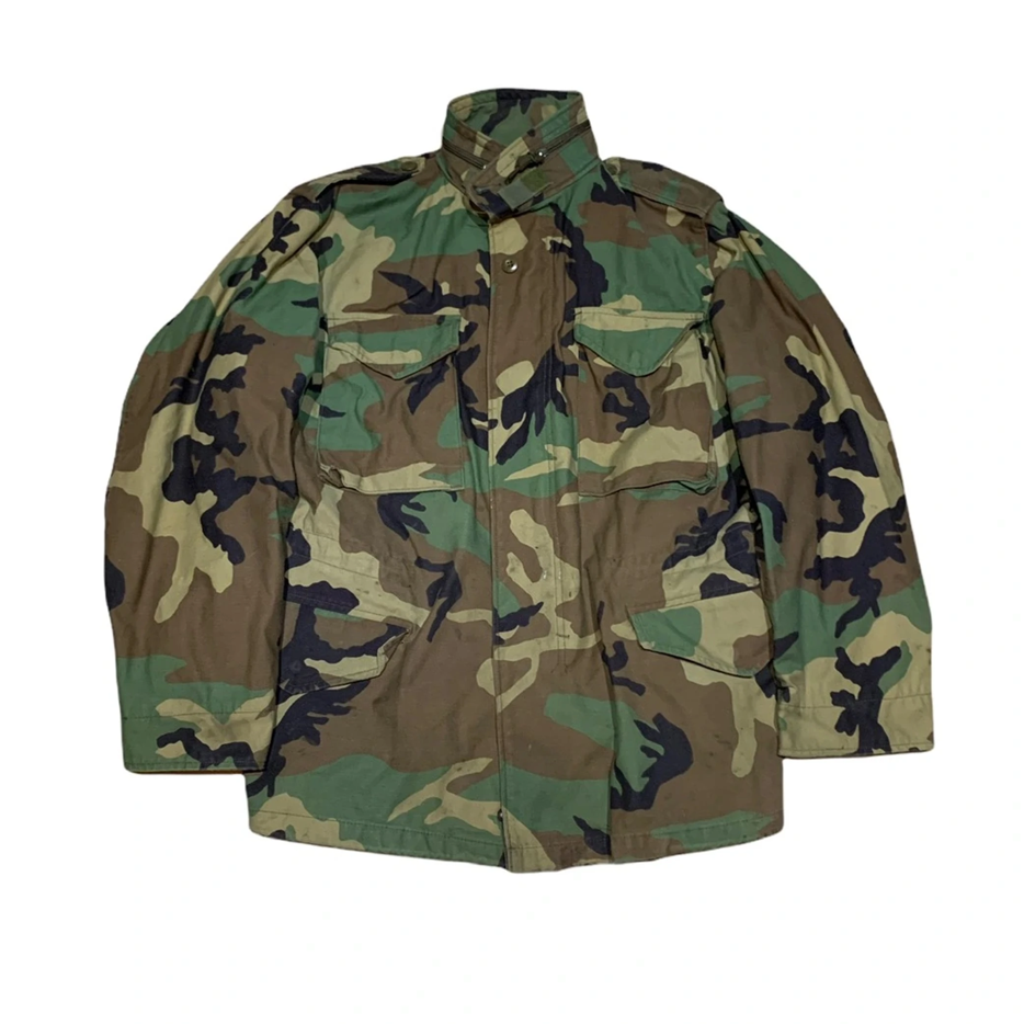 USGI M65 Field Jacket Woodland Camo Surplus M Regular