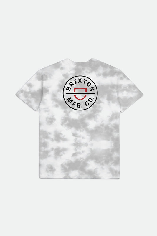 Men's Crest II Standard T-Shirt - Silver/white Cloud Wash