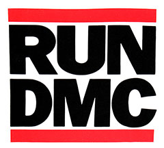 Run DMC (Logo White) Tee