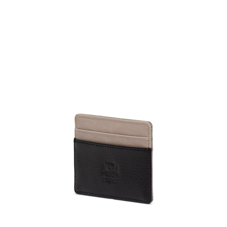 Herschel Charlie Orion Cardholder - Cobblestone/Pebbled Black (RFID)