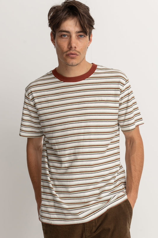 Men's Everyday Stripe Short Sleeve T-Shirt - Natural