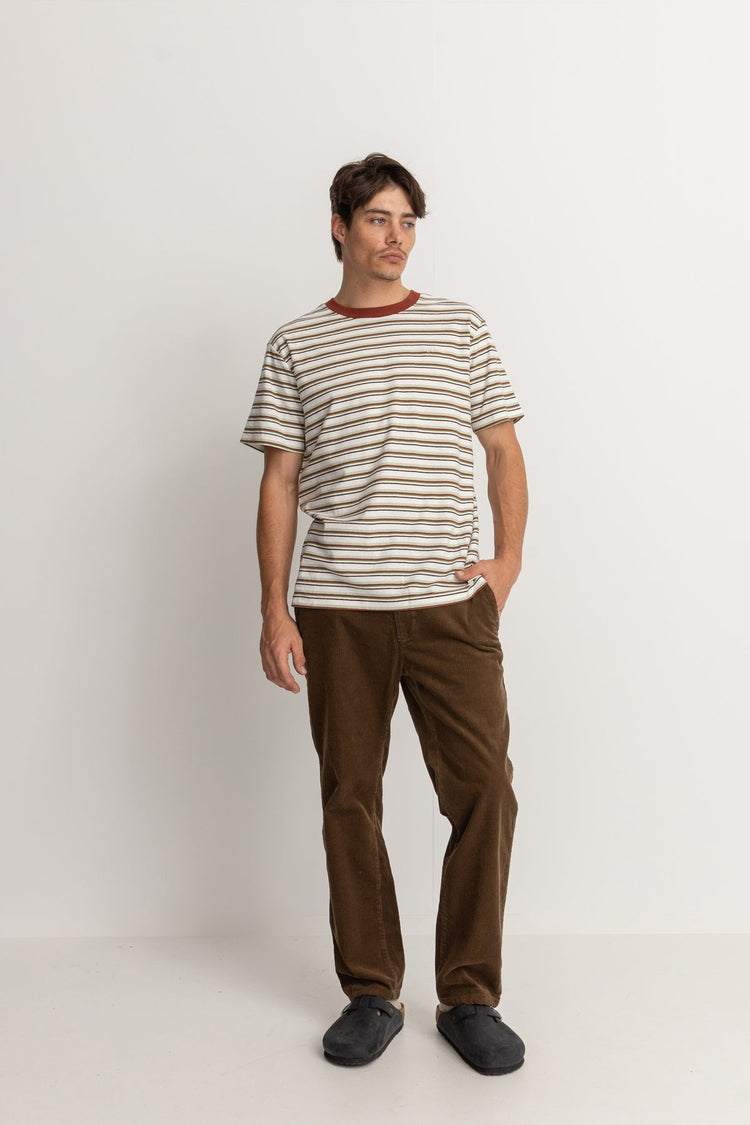 Men's Everyday Stripe Short Sleeve T-Shirt - Natural