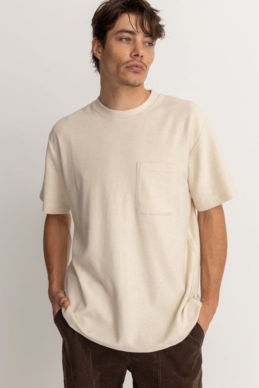 Men's Vintage Terry Short Sleeve T-Shirt - Natural