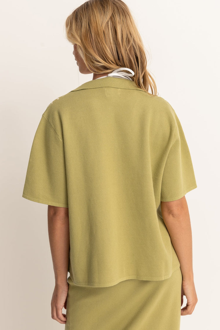 Women's Horizon Knitted Shirt - Palm