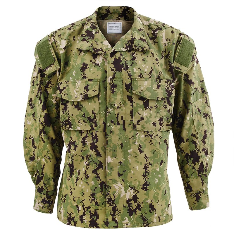 US NAVY WOODLAND DIGITAL CAMO TOP (USED)
