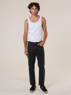 Chopped Denim Jean - Ash Black