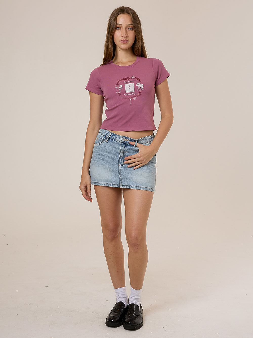 Dopamine Mini Tee - Delta Berry