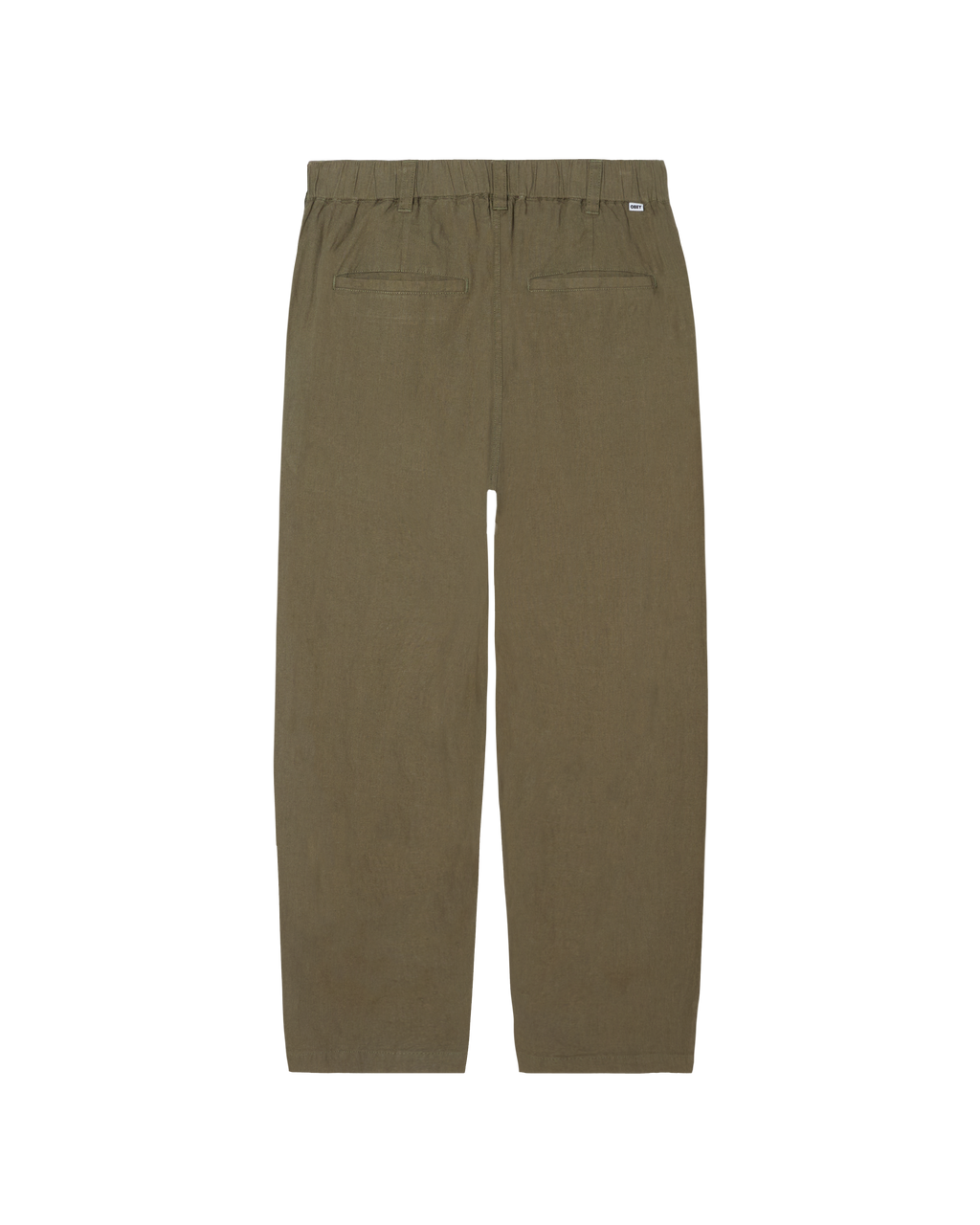 Obey Foster Pleated Linen Pant