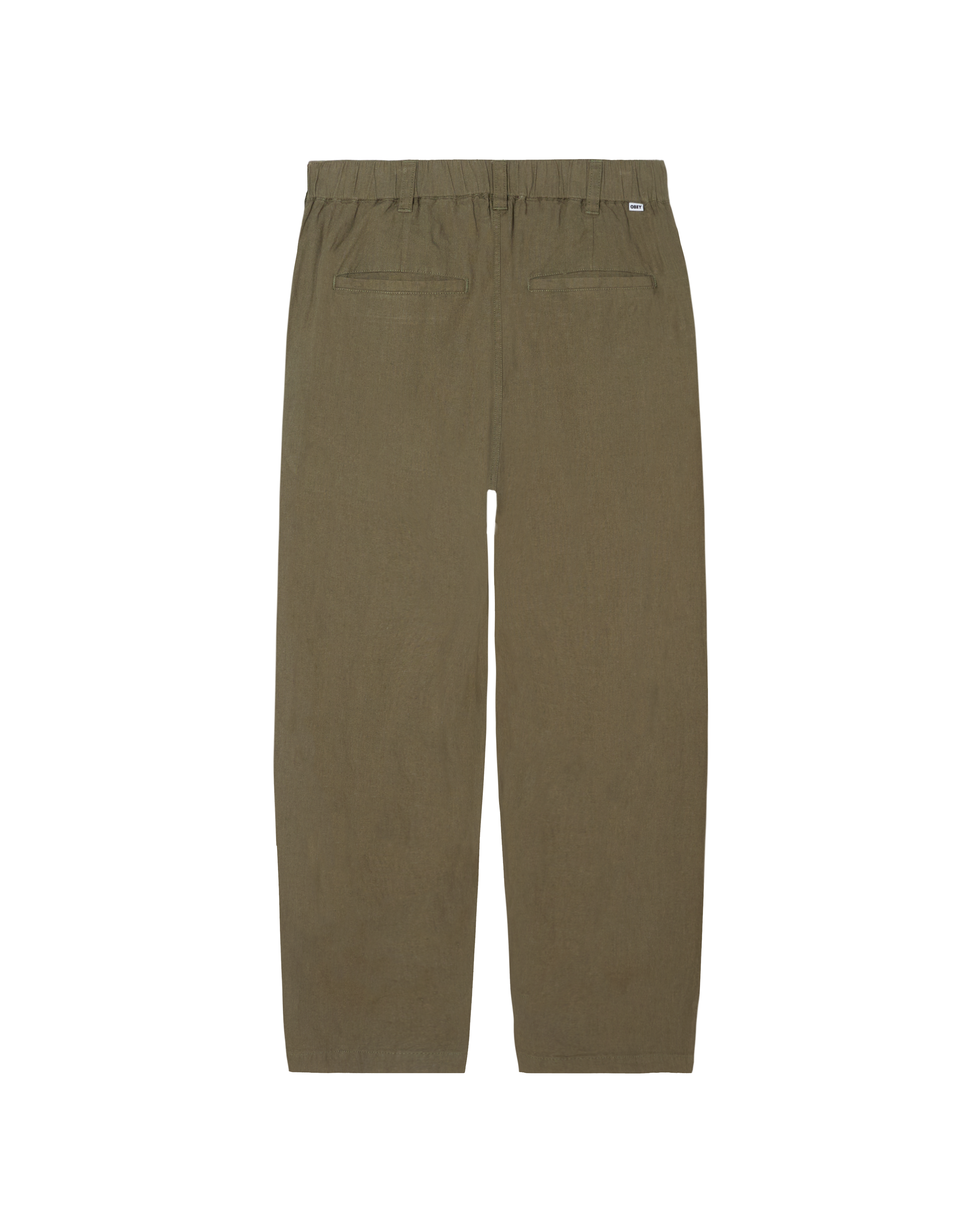 Obey Foster Pleated Linen Pant