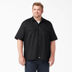 Men's Dickies Short Sleeve Work Shirt 1574 - Black