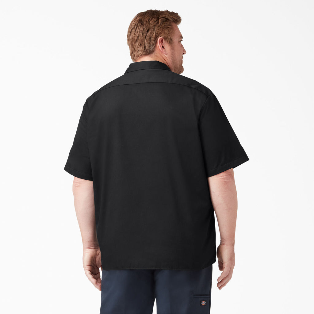 Men's Dickies Short Sleeve Work Shirt 1574 - Black
