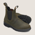 Original Suede Boots Waxed 1615 Dark Olive