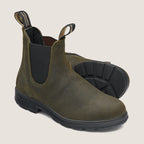 Original Suede Boots Waxed 1615 Dark Olive