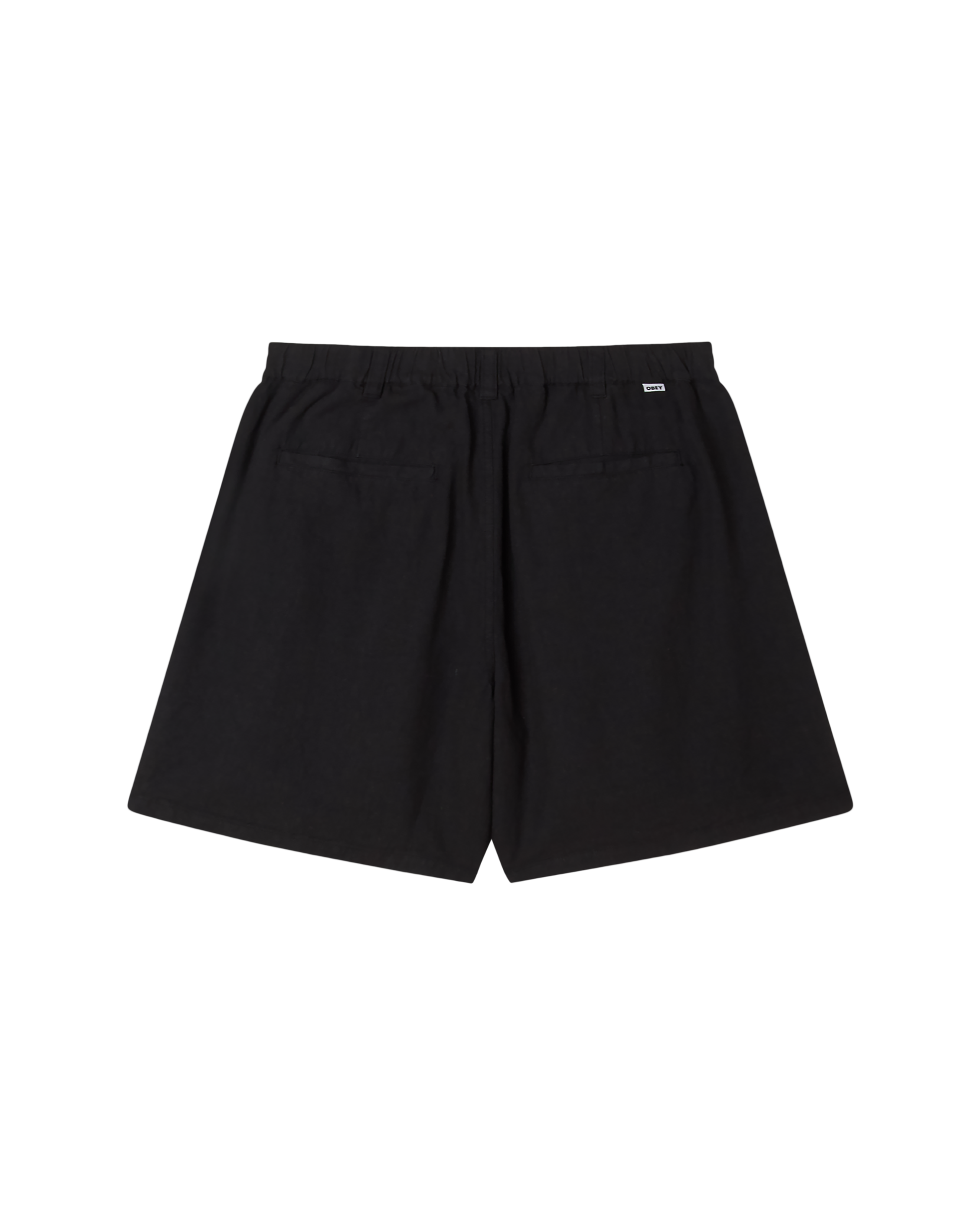 Obey Foster Pleated Linen Short