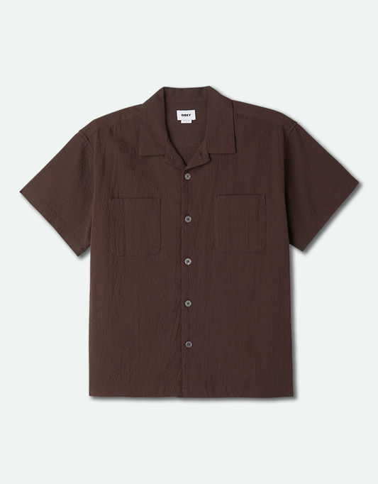 Men's Sunrise Woven Shirt - Java Brown