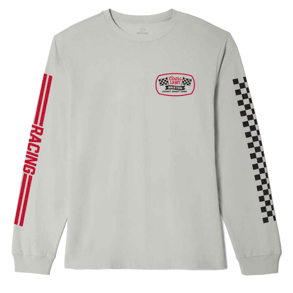 Brixton Men's Coors Light Pit Stop Long Sleeve Standard Tee