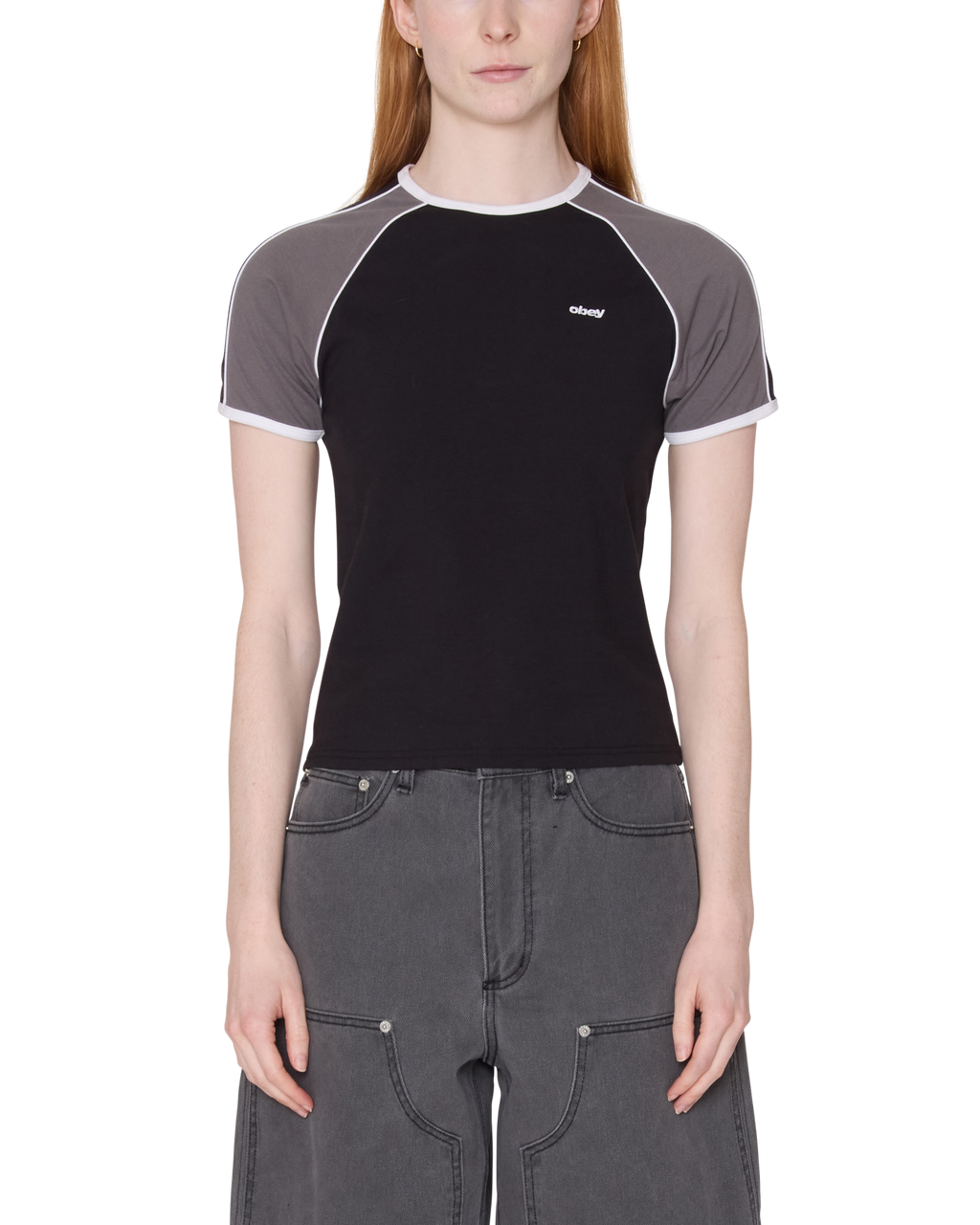 Replay Raglan Short Sleeve Tee