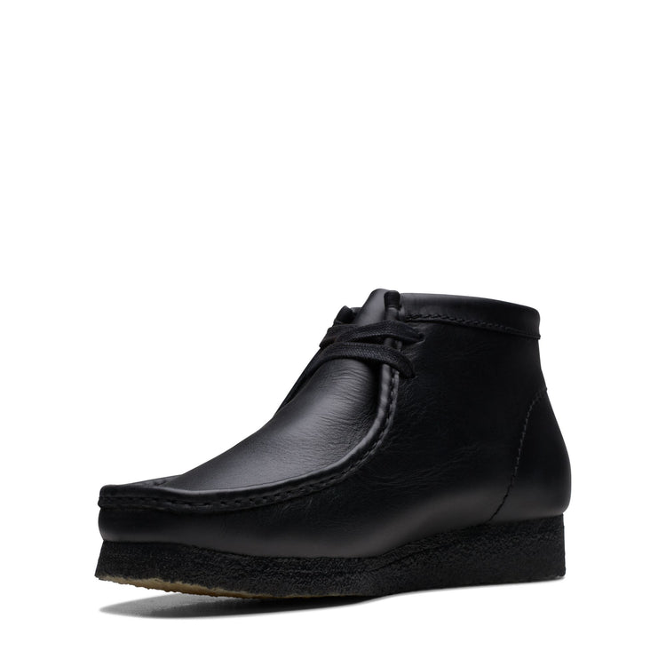 Men's Wallabee Boot - Black Leather
