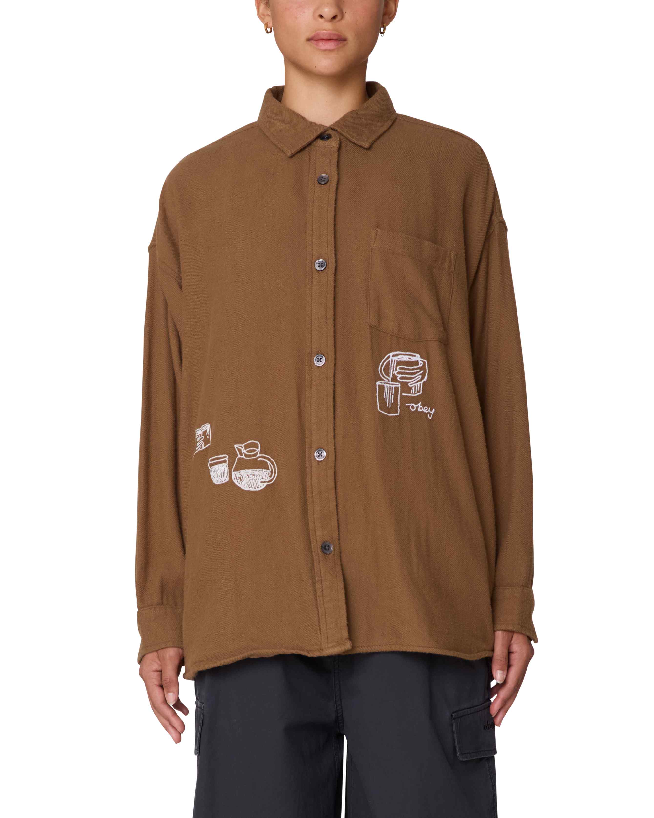 Women's Obey Delight Long Sleeve Shirt