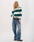 Women's Beefy Stripe Cotton Pullover