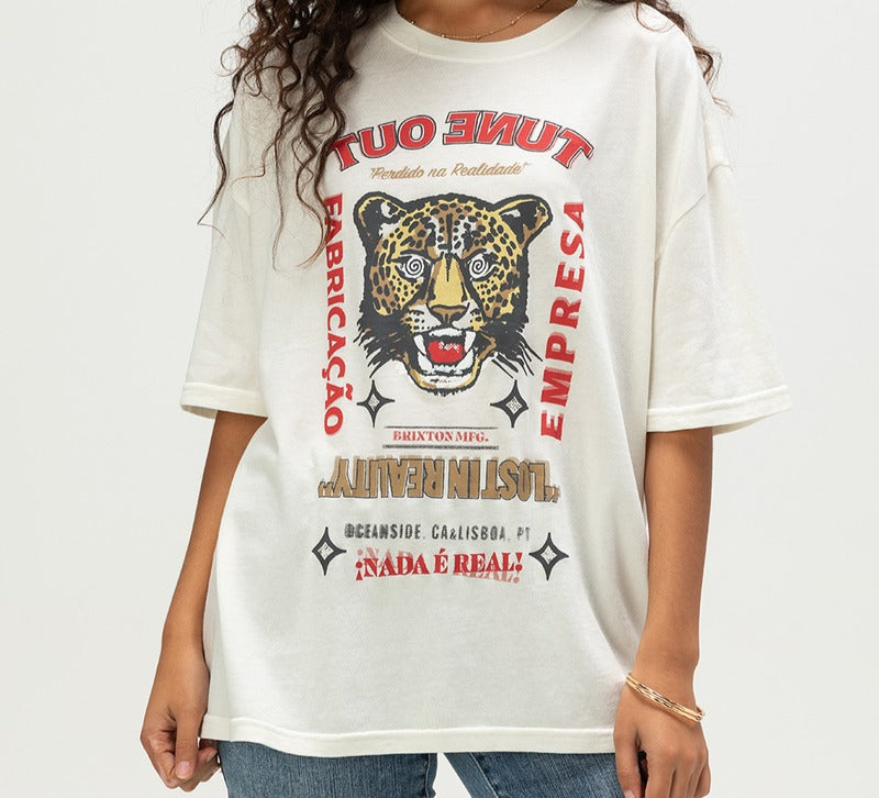 Brixton Women's The Getaway Oversized Bf Tee