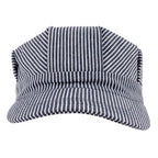 Rothco Hickory Striped Engineer Cap - Blue
