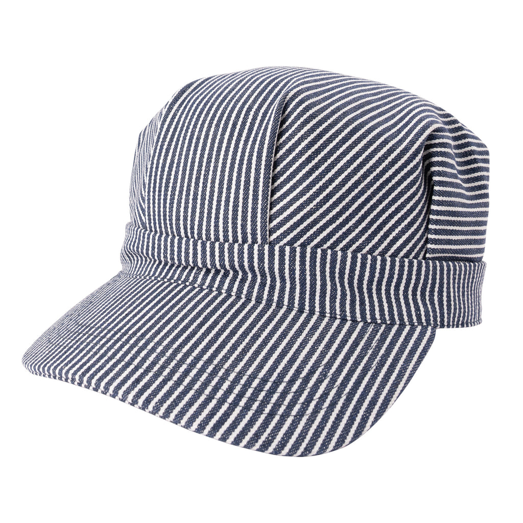 Rothco Hickory Striped Engineer Cap - Blue