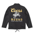 Men's Cowboy Coors Waterproof Coach Jacket - Black