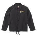 Men's Cowboy Coors Waterproof Coach Jacket - Black