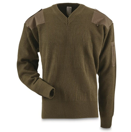 Italian OD Commando Sweater Like New