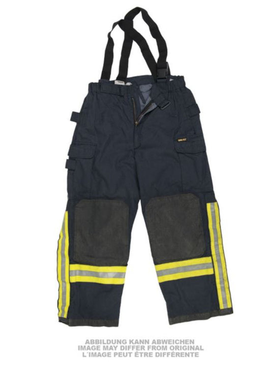 German Blue GORETEX Fireman Pants - Used- SURPLUS