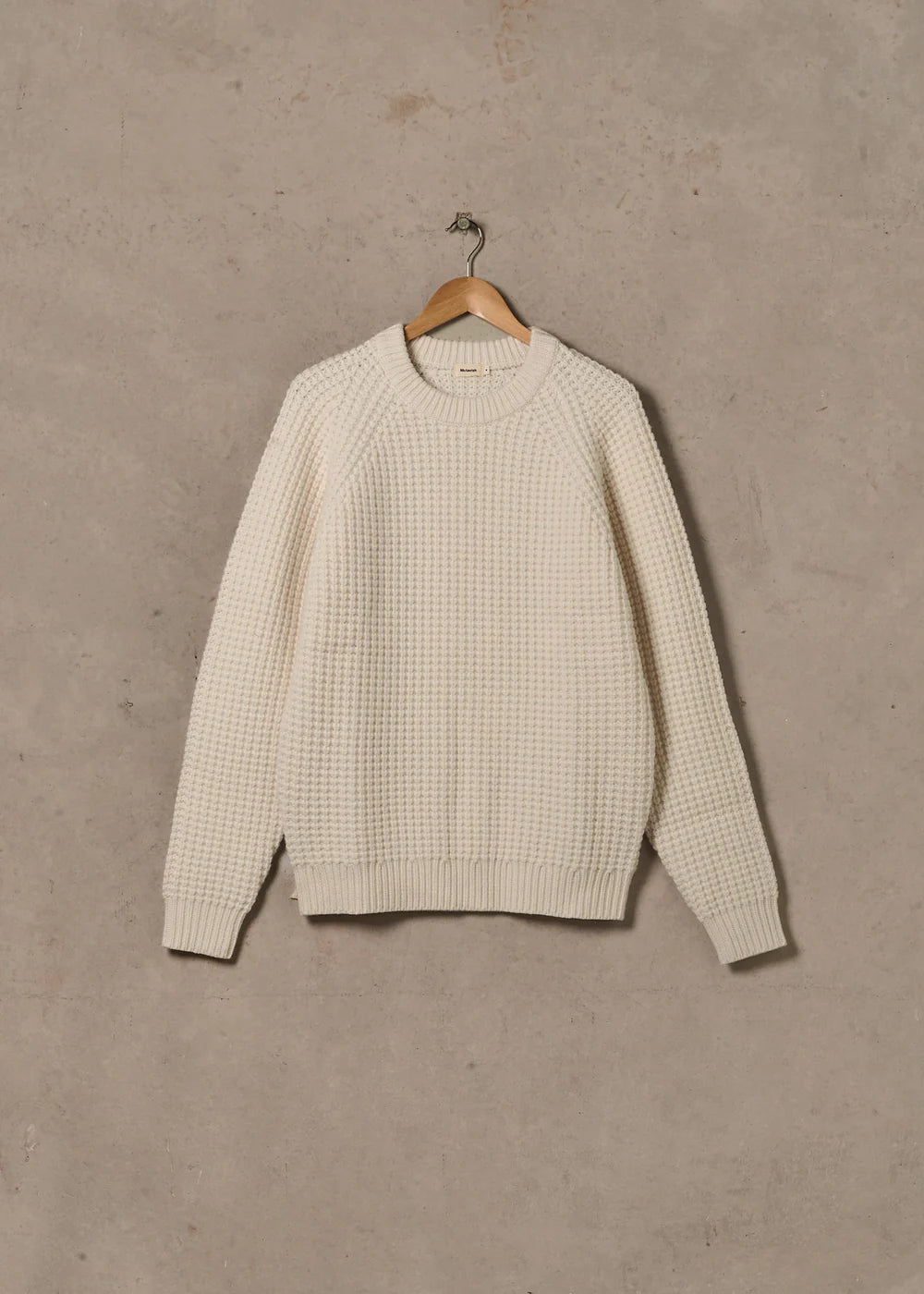 McTavish Men's Waffle Merino Knit