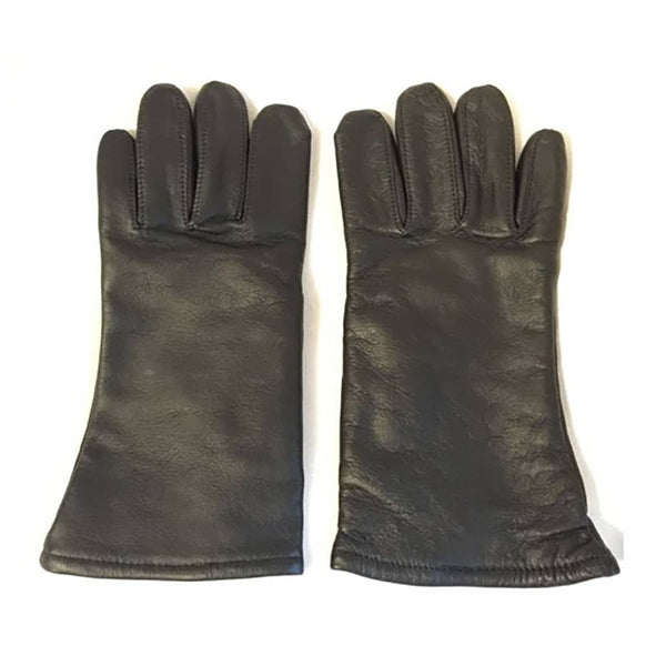 USGI Black Leather Dress Gloves - Used