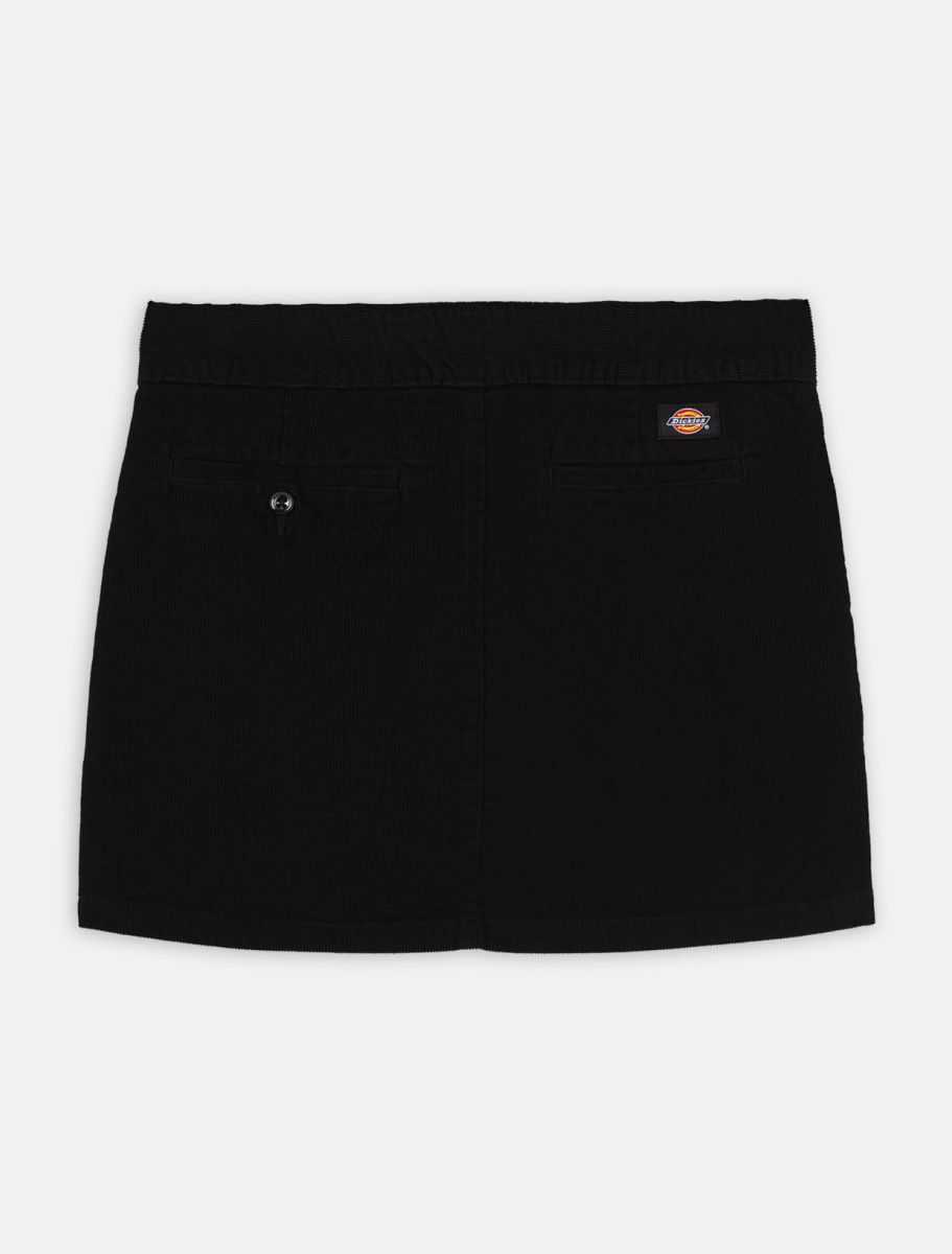 Women's Corduroy Mini Skirt - Black