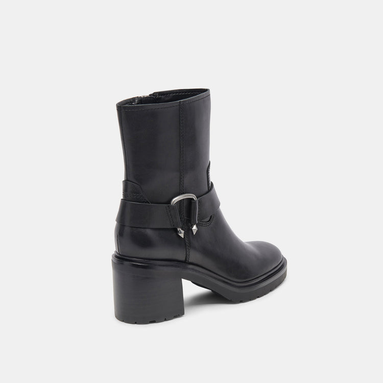 Women's Camros Boots - Black Leather