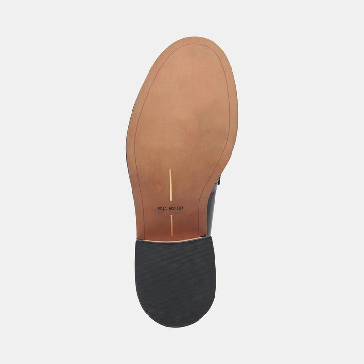 Women's Yanni Platform Loafers - Black Leather
